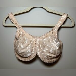 Wacoal bra 38DDD style # 85567 tan beige nude lace underwire‎ full coverage sexy